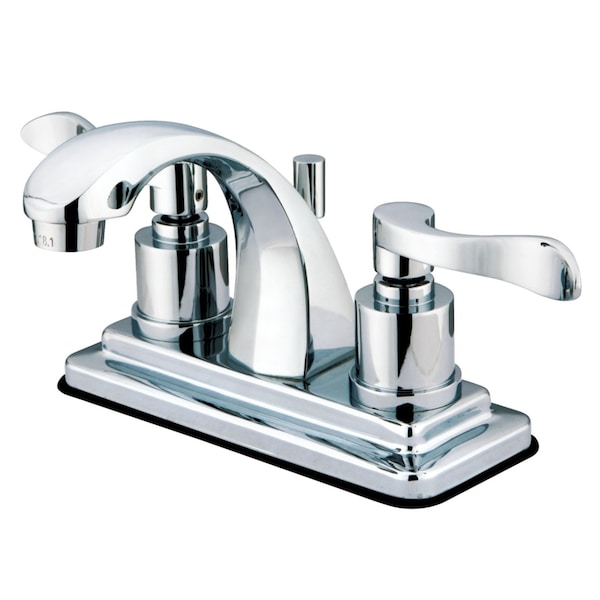 KS4641DFL 4" Centerset Bathroom Faucet, Polished Chrome